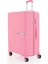 Polipropilen Valiz V374 55 cm Kabin Boy Pembe 3
