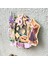 Rapunzel Temalı Kız Çocuk Doğum Günü Isme Kişiye Özel 3d Pasta Parti Süsü Cake Topper (23X21 CM) 3