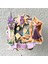 Rapunzel Temalı Kız Çocuk Doğum Günü Isme Kişiye Özel 3d Pasta Parti Süsü Cake Topper (23X21 CM) 4