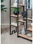 Çam Rengi 12 Ahşap Raflı Kitaplık Çok Amaçlı Dekoratif Stand Salon ve Çalışma Odası Raflı Ünite 4