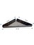 Marin SB01 Sabunluk 304 Kalite Paslanmaz Krom Köşe Sabunluk + Montaj Seti (4 Dubel 6 mm + 4 Paslanmaz 304 3,5 x 32 cm Vida + 4 Pirinç Pul + 4 Krom Kapak) 5 Yıl Garanti 2