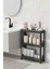 Homenıva Slim 3 Katlı Tekerlekli Banyo Rafı, Havluluk, Deterjanlık Makyaj Organizer 1