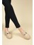 Taş Tokalı Rugan Loafer Ten 5