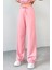 TKM-03690 Pembe Polo Yaka Bluz Salaş Pantolon Ikili Takım 5