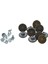 Küçük Boy 10 Adet Kot Pantolon Düğmesi, Jean Düğmesi Antik Sarı (Bronz) 13MM 1