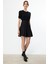Kadın Piliseli Tenis Etek 1018 Siyah 1