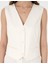 Kadın Beyaz Slim Fit Yelek 50300093-VR013 6