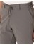 Erkek Vizon Slim Fit Beli Lastikli Bağcıklı Dokuma Şort 50305901-VR052 5