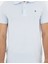 Erkek Açık Mavi Slim Fit %100 Pamuk Polo Yaka Basic Tişört 50291625-VR095 6