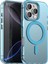 Apple iPhone 16 Pro Max Kılıf Kamera Çıkıntılı Mat Magsafe Şarj Özellikli Kenarları Renkli Şeffaf Premium Sert Kapak 1