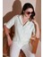 Regular Fit Göğüs Cepli Kısa Kollu Gömlek Bayan Gömlek 6779324 1