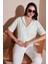 Regular Fit Göğüs Cepli Kısa Kollu Gömlek Bayan Gömlek 6779324 2