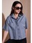 Regular Fit Cep Detaylı Kısa Kollu Gömlek Bayan Gömlek 6778568 1