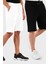 Pamuklu Regular Fit Normal Bel Cepli 2'li Paket Şort Erkek Şort 590804142S2 1