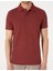 Erkek Nar Slim Fit Örme Dokulu Polo Yaka Tişört 50310171-VR239 6