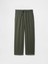 Kadın Yeşil Mid Rise Twill Pantolon 2