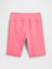 Kız Çocuk Pembe Fitilli Bisiklet Şortu 2