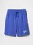 Erkek Çocuk Mavi Gap Logo Pull-On Relaxed Havlu Kumaş Şort 5