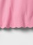 Kadın Açık Pembe Keten Karışımlı Mini Şort Etek 3