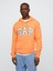 Erkek Turuncu Gap Logo Relaxed Fleece Sweatshirt 1