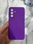 Samsung Galaxy A56 Silikon Kılıf Yumuşak Kılıf Korumalı Kılıf Düz Renk - Mor 1