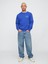 Erkek Mavi Gap Logo Fleece Sweatshirt 3