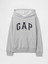 Erkek Çocuk Gri Gap Logo Relaxed Havlu Kumaş Sweatshirt 5