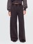 Kadın Siyah Vintagesoft Baggy Wide-Leg Pantolon 5