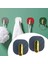 2li Yapışkanlı Retro Askılık Dolap Kapak Kulpu Gri (4767) - MBN8333-1726 1