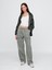 Kadın Haki Mid Rise Easy Utility Barrel Pantolon 1
