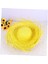 Tropikal Parti Sarı Hasır Hawaii Şapkası 13 x 36 cm - MBN8216-6454 4
