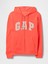 Erkek Turuncu Gap Logo Relaxed Fleece Fermuarlı Sweatshirt 2