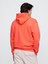 Erkek Turuncu Gap Logo Relaxed Fleece Fermuarlı Sweatshirt 4