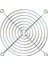 IC-218 90X90MM Fırçasız Fan Koruma Kapağı (Metal) (4767) - MBN8652-9158 1