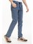 Erkek Denim Regular Fit Rahat Kalp Normal Bel Düz Paça Likralı Kot Pantolon 95505 Açık Mavi 2