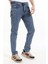 Erkek Denim Regular Fit Rahat Kalp Normal Bel Düz Paça Likralı Kot Pantolon 95505 Açık Mavi 3