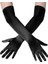 Uzun Boy Ekstra Parlak Saten Eldiven Siyah Renk (4767) - MBN7597-8765 2