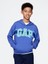 Erkek Çocuk Mavi Gap Logo Relaxed Havlu Kumaş Sweatshirt 1