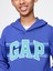 Erkek Çocuk Mavi Gap Logo Relaxed Havlu Kumaş Sweatshirt 2