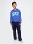 Erkek Çocuk Mavi Gap Logo Relaxed Havlu Kumaş Sweatshirt 3
