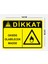 Dikkat Okside Olabilecek Madde Tabela Levha 24X34 cm Pvc 2