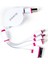 Makaralı 4in1 USB Kablo - Pembe Gnzrz 1