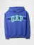 Erkek Çocuk Mavi Gap Logo Relaxed Havlu Kumaş Sweatshirt 5