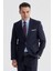 Lacivert Mono Yaka Slim Fit Takım Elbise 3