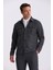 Siyah Slim Fit Sivri Yaka Spor Erkek Takım Elbise 1