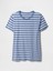 Kadın Mavi Crew T-Shirt 2