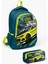 Kids Nefti Fosforlu Sarı Araba Desenli 2'Li Okul Çanta Seti Set0214406 2