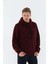 Comfort Erkek Kapşonlu Uzun Kol Bordo Sweatshirt 20229 1