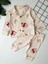 Ayıcık Desenli Unisex %100 Pamuk Bebek Pijama Takımı 1