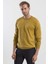 Hardal Slim Fit Bisiklet Yaka Erkek Triko 3